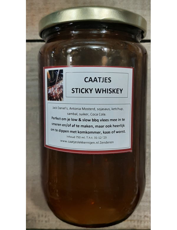 Sticky BBQ Whiskey 750 gram
